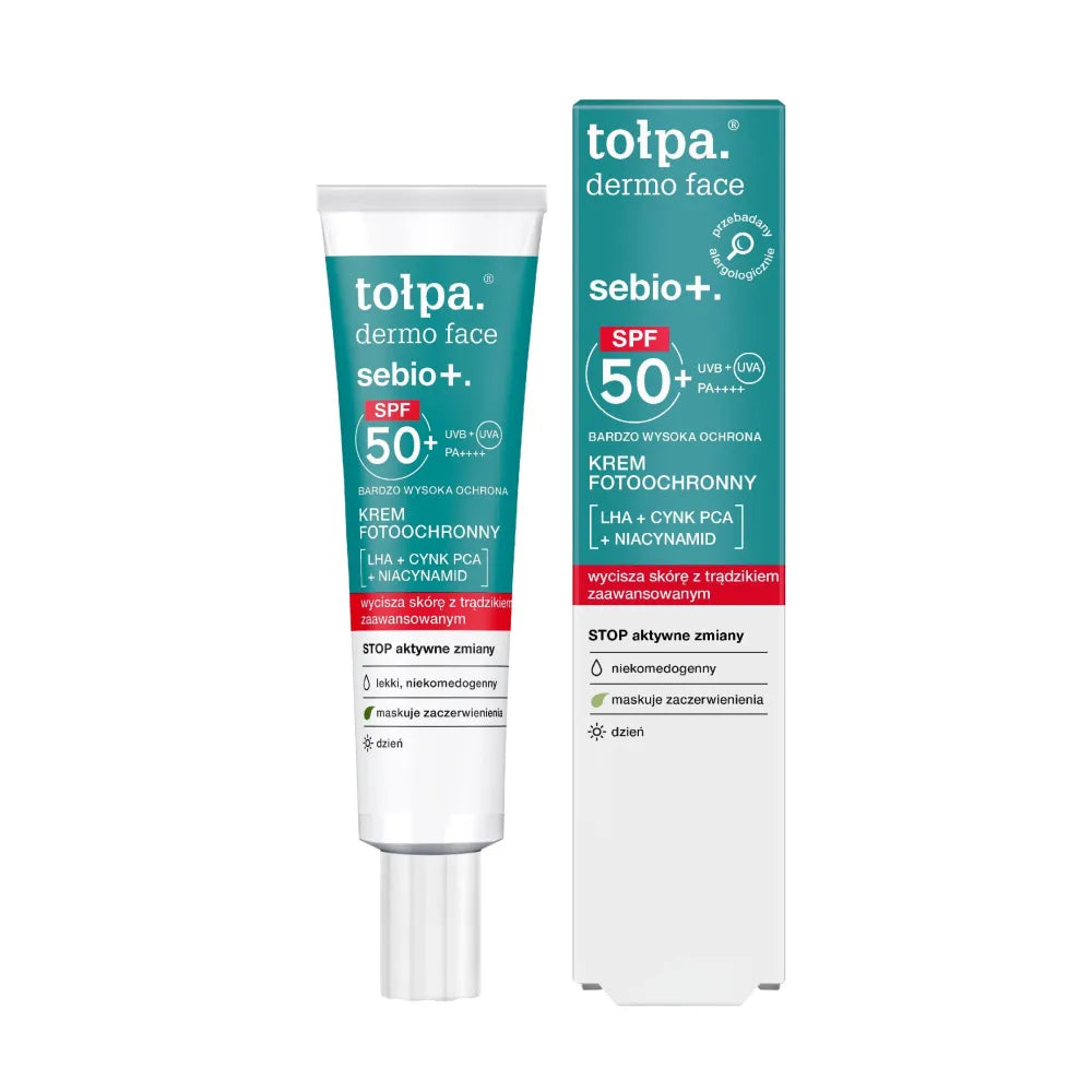 TOŁPA Dermo Face sebio+ Photo-protective cream SPF 50+ 40 ml - Kosmetika
