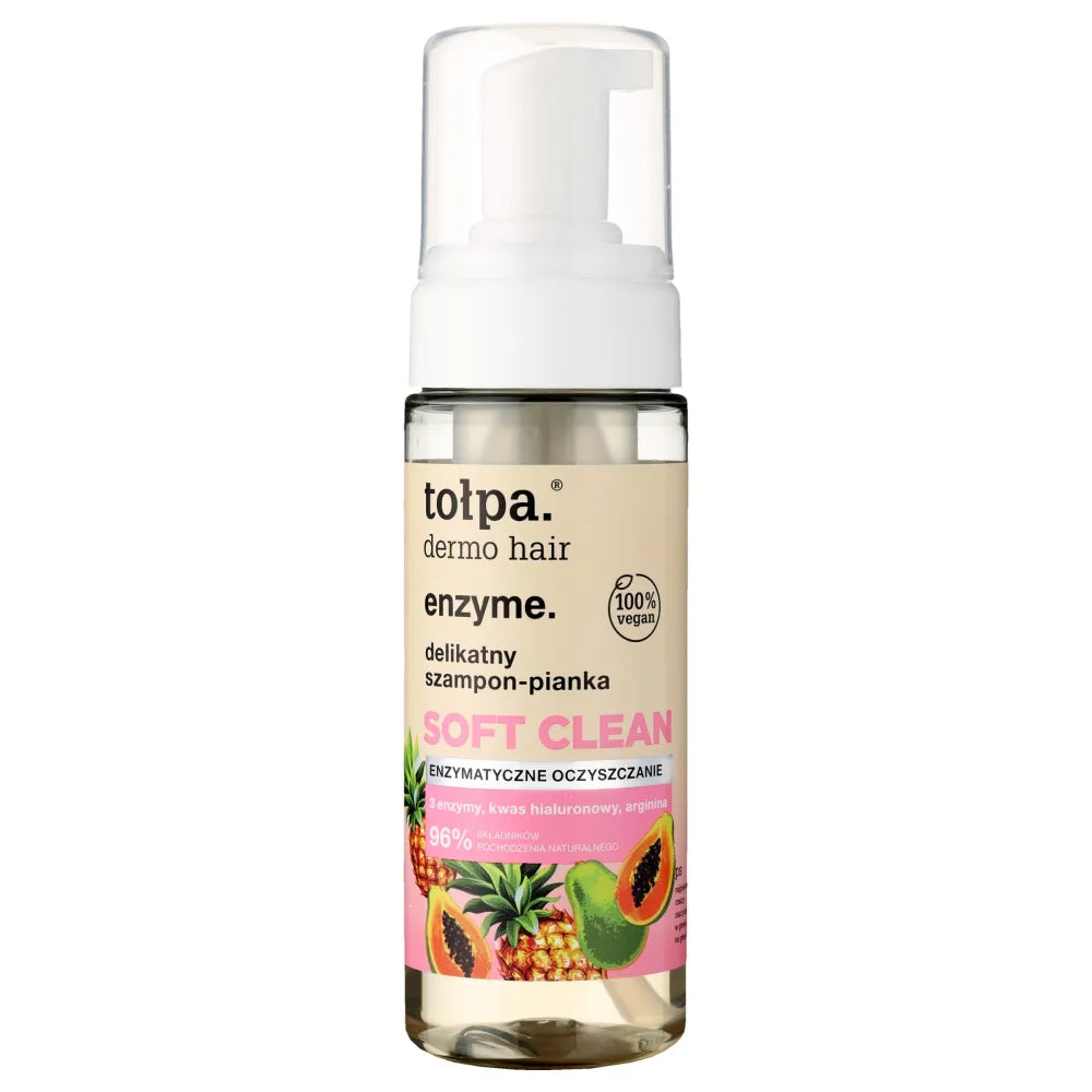 TOŁPA Dermo Hair Enzyme Gentle šampūnas-putos enziminis valymas Švelnus 150 ml - Kosmetika