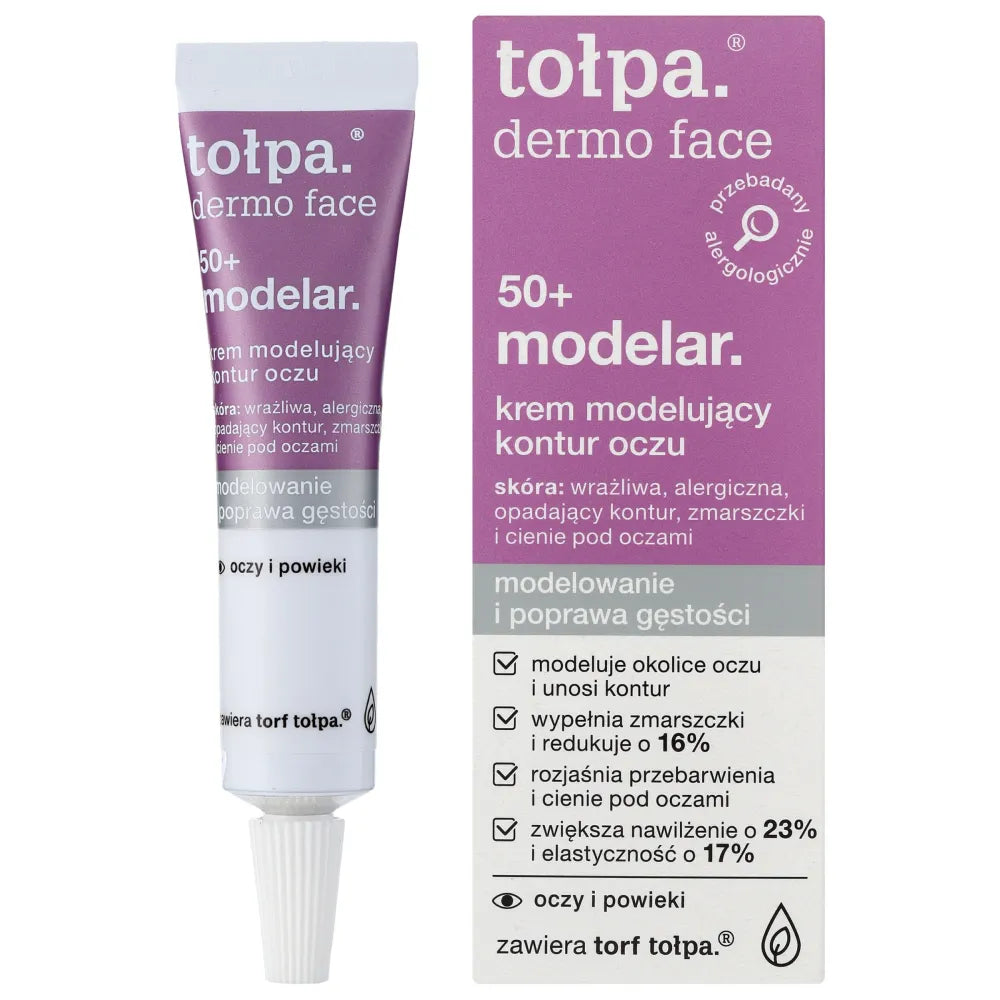 TOŁPA Dermo Veido Modeliavimo 50+ Akių Kontūro Formavimo Kremas 10 ml - Kosmetika