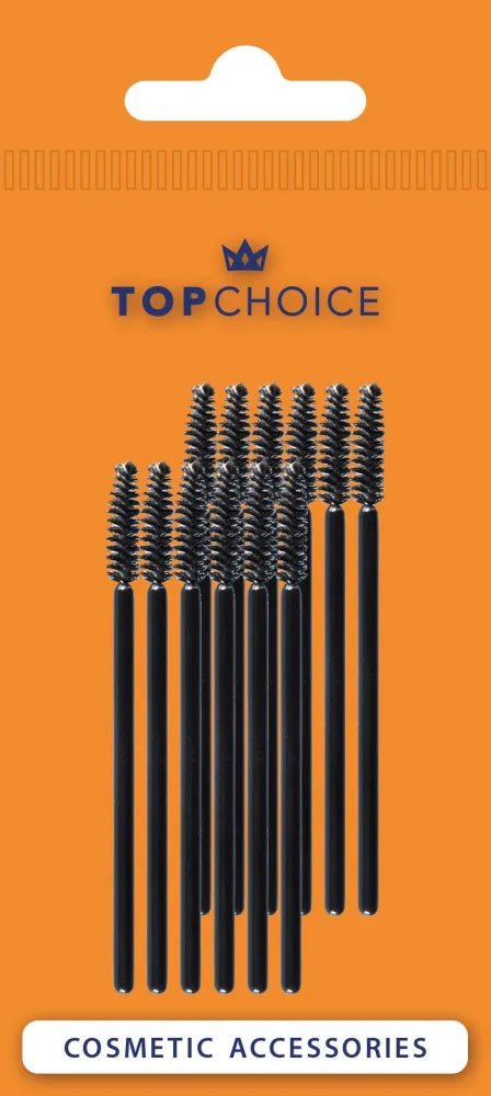TOP CHOICE Blakstienų spiralinis šepetėlis (35449) 1 pakuotė. - 12 vnt. - Kosmetika