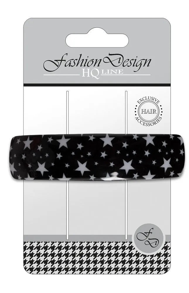 TOP CHOICE Hair clip - automatinis blizgūs raštai (28540) 1 vnt. - spalvų mišinys - Kosmetika