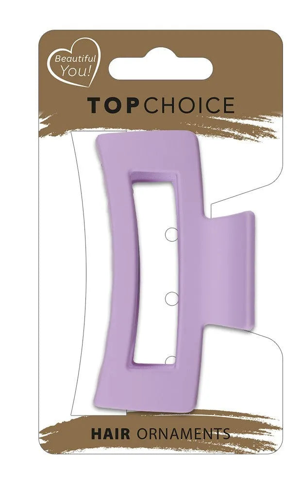 TOP CHOICE Hair clip L - Matinis kaspinas (20193) 1 vnt. - spalvų mišinys - Kosmetika