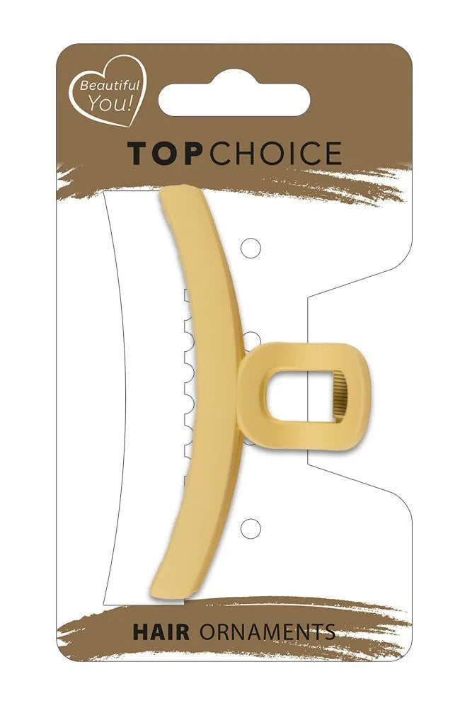 TOP CHOICE Hair clip L - Matinis kaspinas (20230) 1 vnt. - spalvų mišinys - Kosmetika