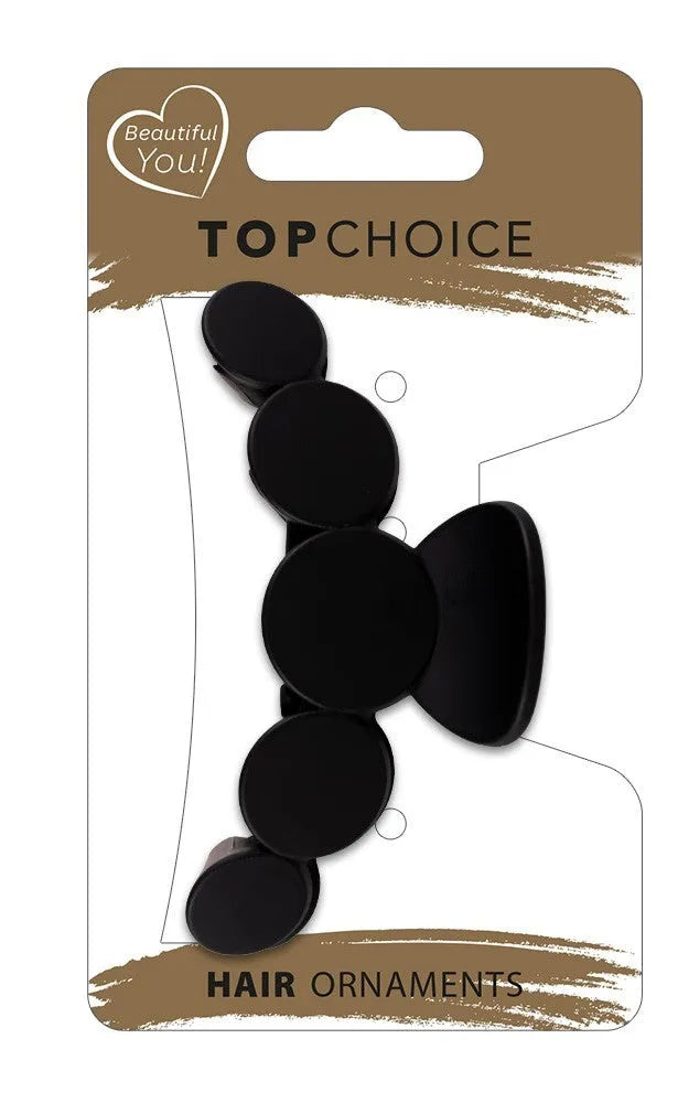 TOP CHOICE Hair clip L - Matinis kaspinas (20261) 1 vnt. - spalvų mišinys - Kosmetika