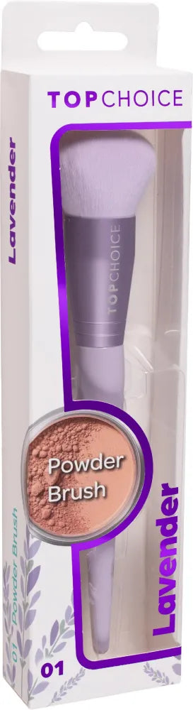TOP CHOICE Lavender Powder Brush 01 - Kosmetika