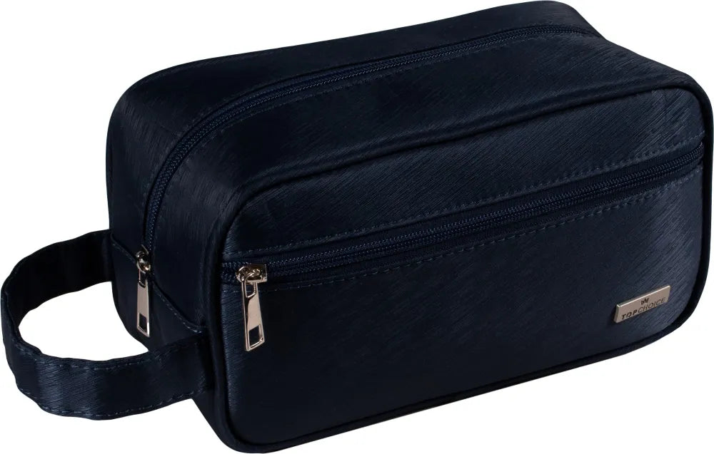 TOP CHOICE Men’s Cosmetic Bag Dark Blue - Kosmetika