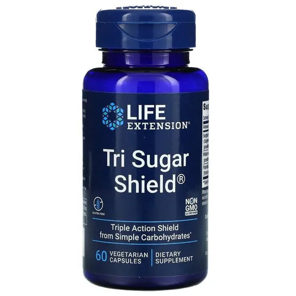 Tri Sugar Shield - 60 vcaps - Life Extension - Papildai