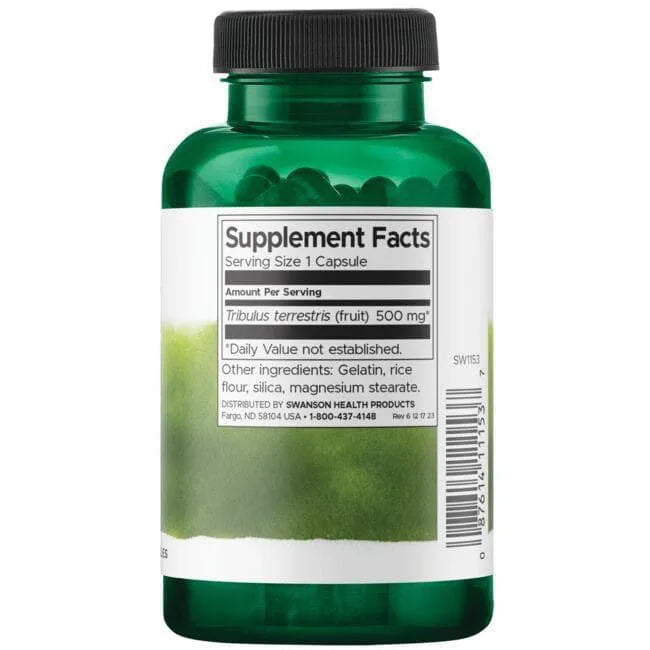 Tribulus Fruit - Ragužė - 500 mg - N90 - Swanson - Papildai