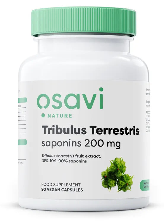 Tribulus Terrestris Saponins 200mg - 90 vegan caps - Osavi - Papildai
