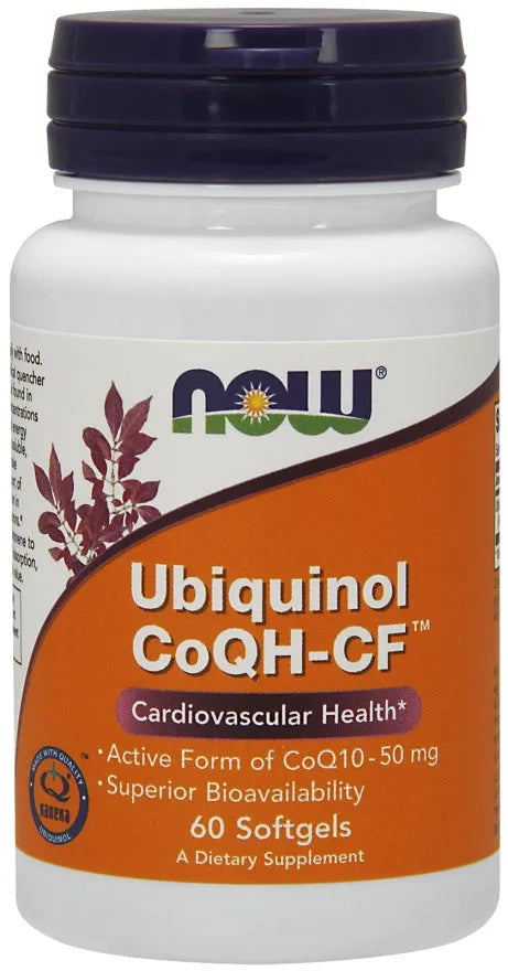 Ubiquinol CoQH-CF - 60 softgels - NOW Foods - Papildai