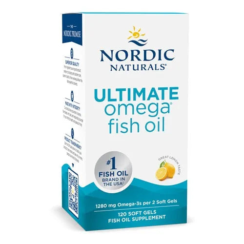 Ultimate Omega 1280mg Lemon - 120 softgels - Nordic Naturals - Papildai