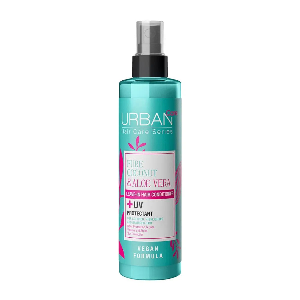 URBAN CARE Pure Coconut & Aloe Vera Spray kondicionierius dažytiems balintiems ir dryžuotiems plaukams 200ml - Kosmetika
