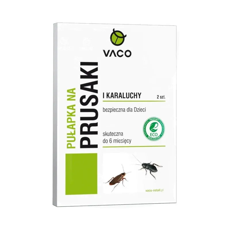 VACO ECO Gaudyklė tarakonams ir 1 pakuotė - 2 vnt. - Medicinos slaugos prekės