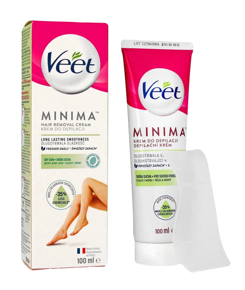 Veet plaukų šalinimo kremas Silk & Fresh - sausai odai 100ml - Kosmetika