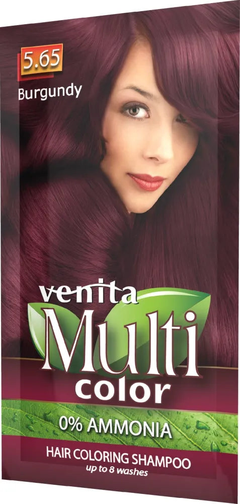 VENITA Multicolor Coloring šampūnas 5.65 Burgundiškas 40 g - Kosmetika