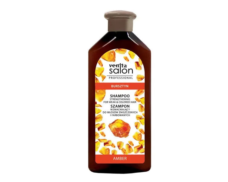 VENITA Profesionalus stiprinantis šampūnas pažeistiems ir dažytiems plaukams - Amber 500ml - Kosmetika