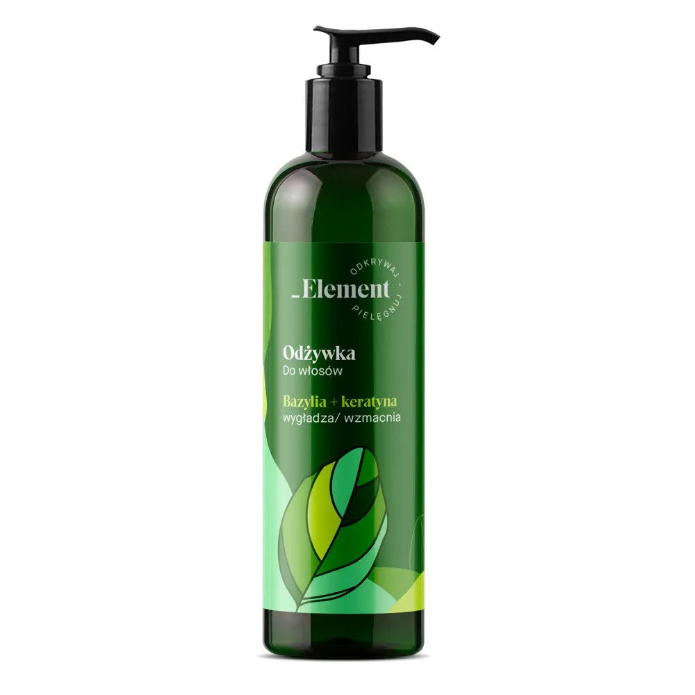 Vis Plantis Basil Element Strengthening Hair Conditioner Basil + Keratin 300ml - Kosmetika