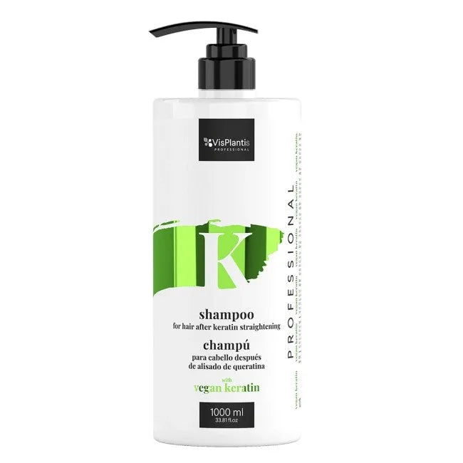 Vis Plantis Professional Hair šampūnas po keratino tiesinimo - Vegan Keratin 1000ml - Kosmetika