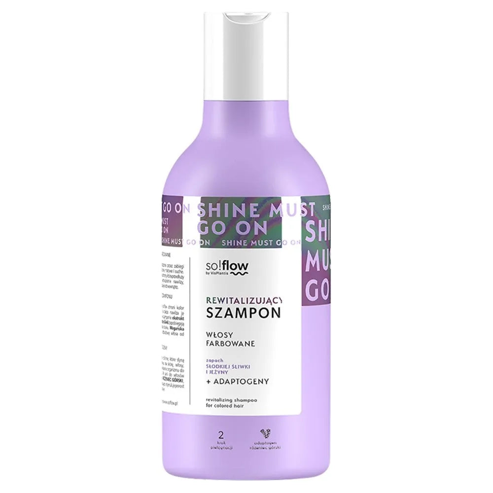 Vis Plantis So!Flow Revitalizuojantis šampūnas - dažytiems plaukams 400ml - Kosmetika