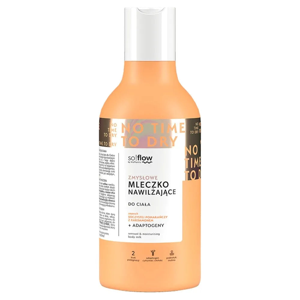 Vis Plantis So!Flow Sensual drėkinantis kūno pienelis - sultingo apelsino su kardamonu kvapas 400ml - Kosmetika