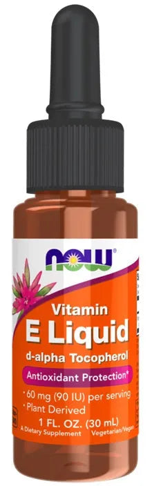Vitamin E Liquid - 30 ml - NOW Foods - Papildai