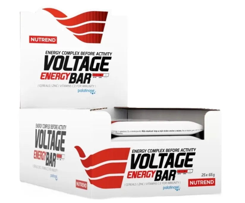 Voltage Energy Bar Coconut - 25 x 65g - Nutrend - Maistas