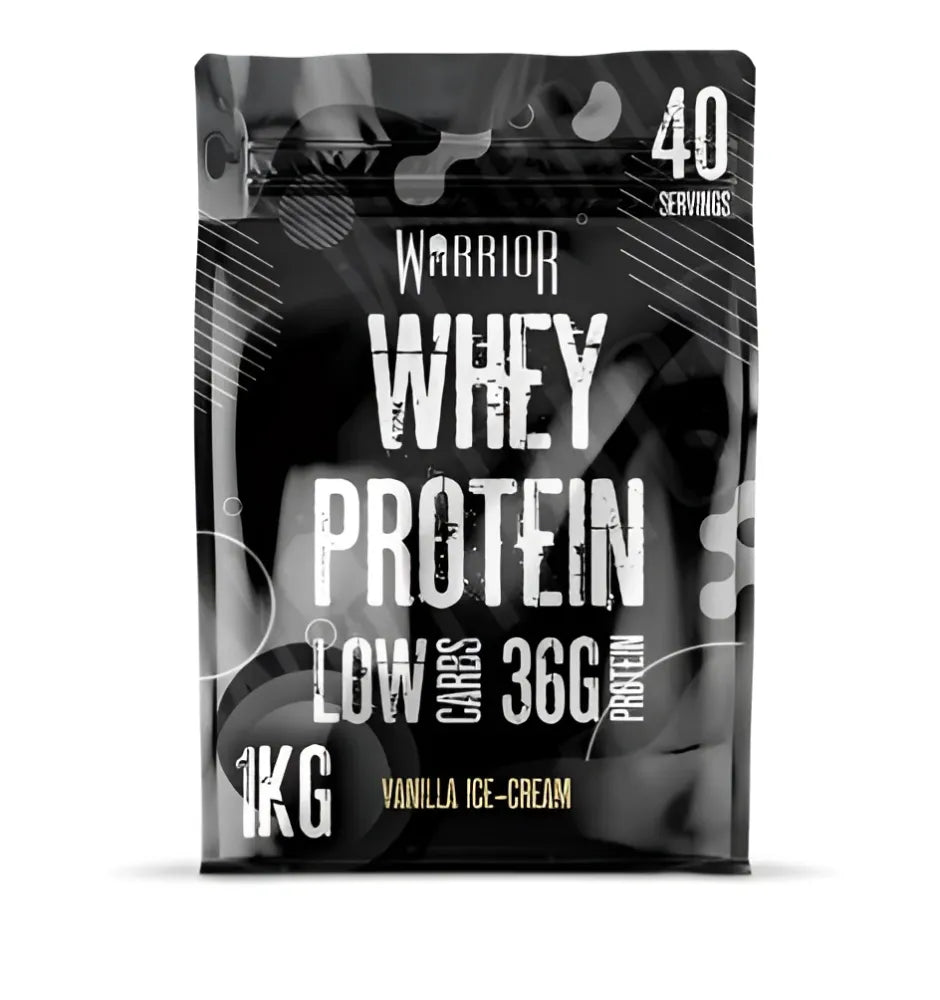 Whey Protein Vanilla Ice Cream - 1000g - Warrior - Sporto papildai