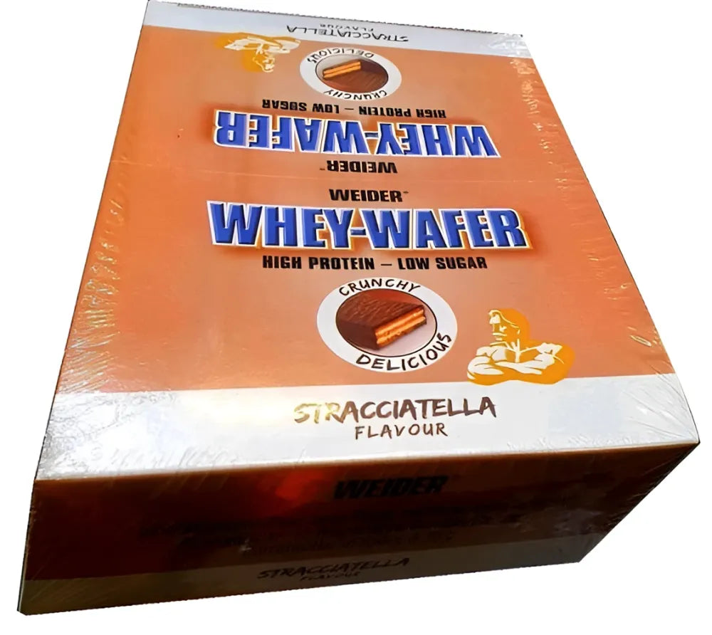 Whey-Wafer Stracciatella - 12 x 35g - Weider - Sporto papildai