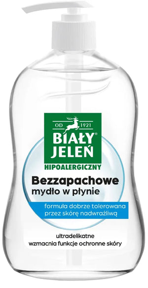 WHITE JELEIN unscented hypoallergenic liquid soap 500 ml - Higiena