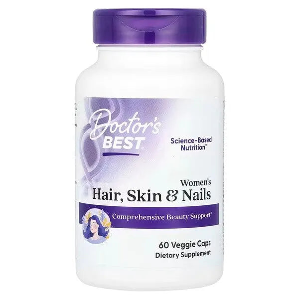 Women’s Hair Skin & Nails - 60 vcaps - Doctor’s Best - Papildai
