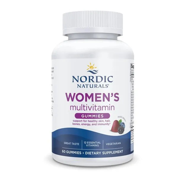 Women’s Multivitamin Gummies Mixed Berry - 60 - Nordic Naturals - Papildai