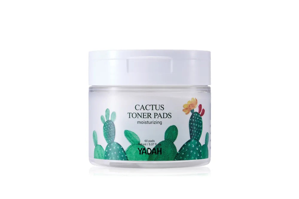 YADAH Cactus Toner Pads Toning and peeling 60 pcs. - Kosmetika