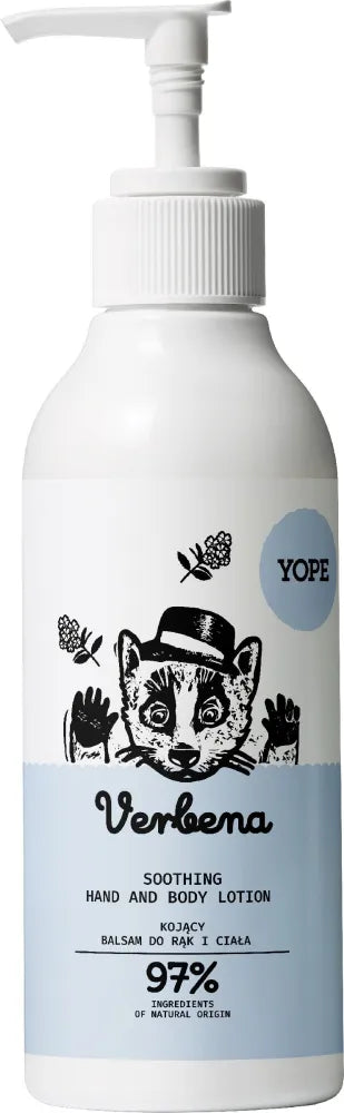 YOPE Raminamasis rankų ir kūno losjonas Verbena 300 ml - Kosmetika