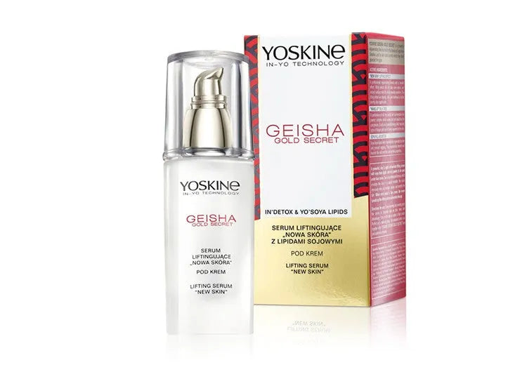 Yoskine Geisha Gold Secret Lifting Serum ’New Skin’ po kremu 30ml - Kosmetika