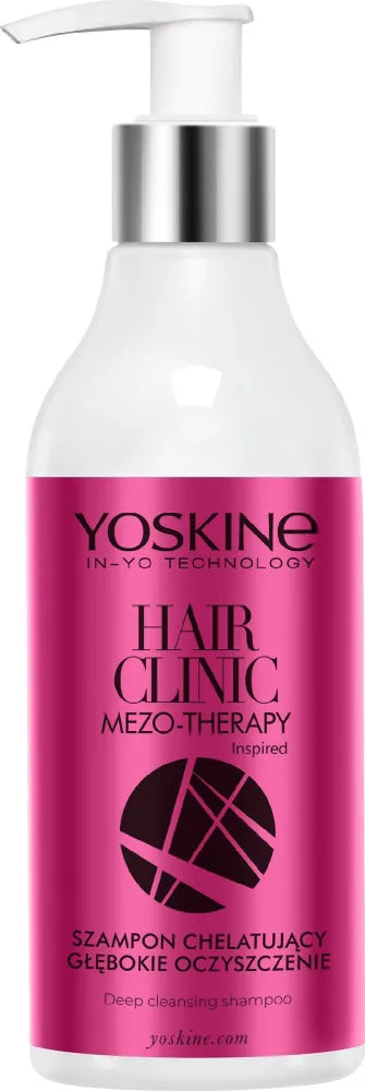 YOSKINE Hair Clinic Mezo Terapija Chelating Šampūnas Gilaus Valymo - Kosmetika