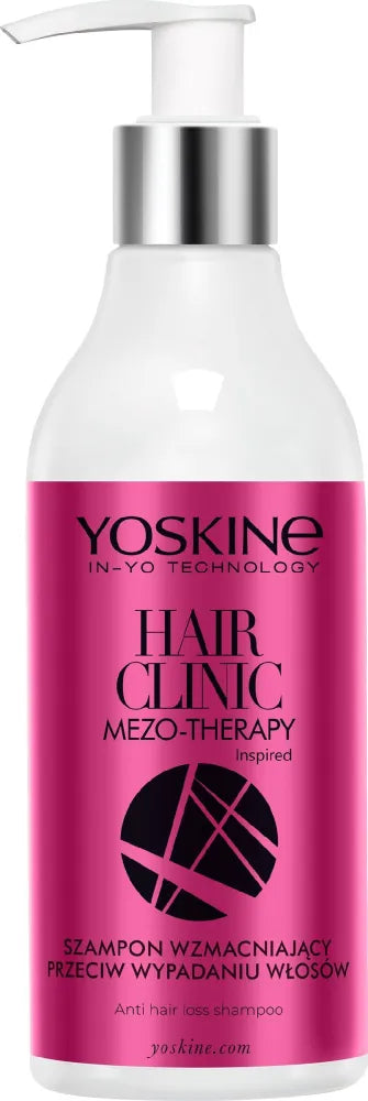 YOSKINE Hair Clinic Mezotherapy Stiprinantis Šampūnas Prieš Plaukų Slinkimą - Kosmetika