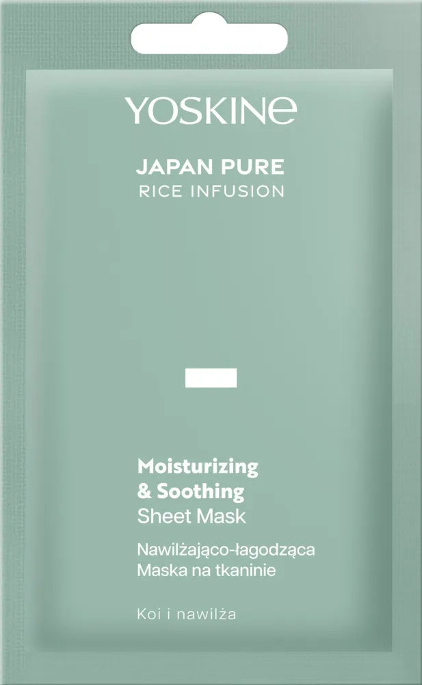 YOSKINE Japan Pure Moisturizing and Soothing Fabric Mask - Kosmetika