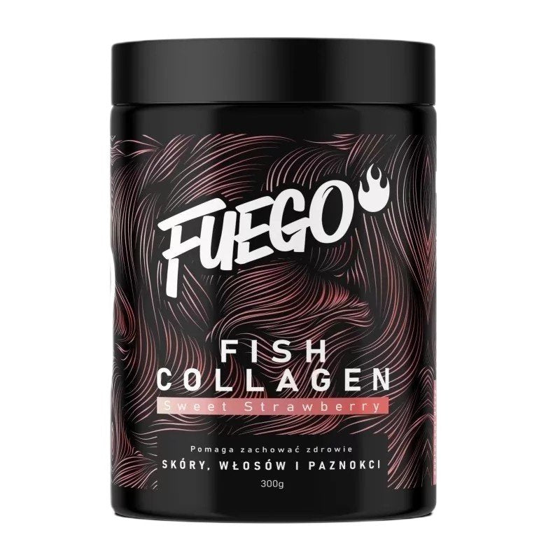 Fish Collagen, Sweet Strawberry - 300g - Fuego