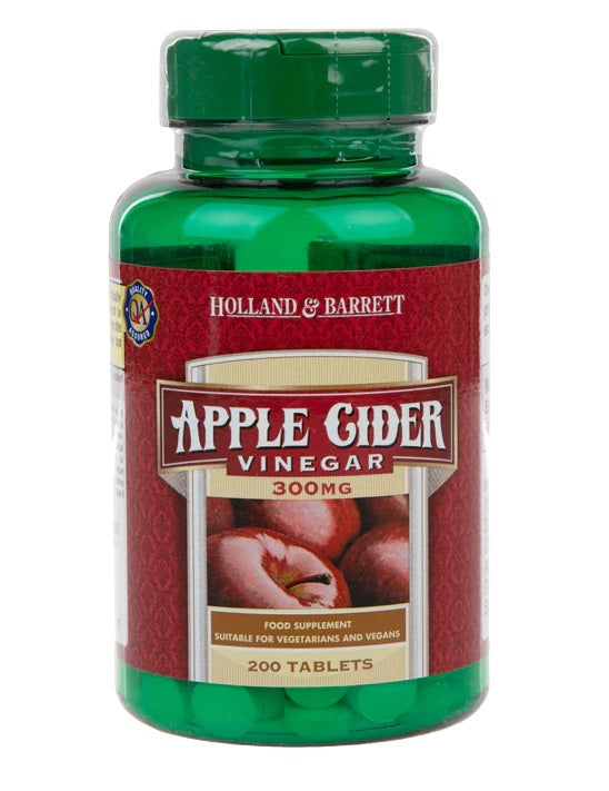 Apple Cider Vinegar, 300mg - 200 tabs - Holland & Barrett