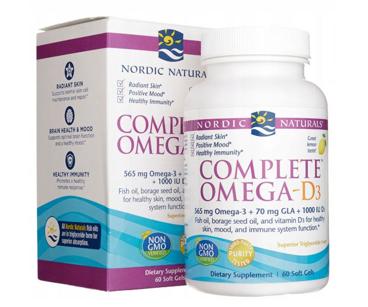 Complete Omega, 565mg Lemon - 120 softgels - Nordic Naturals