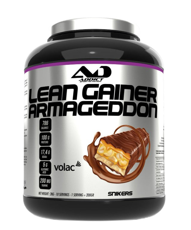 Lean Gainer Armageddon, Snikers - 2000g - Addict Sport Nutrition