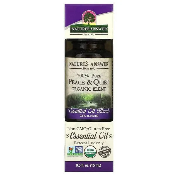 100% Pure Peace & Quiet Blend Essential Oil - 15 ml - Nature’s Answer - Papildai