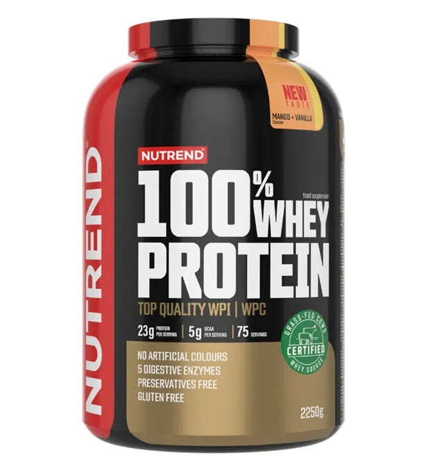 100% Whey Protein Cookies & Cream - 1000g - Nutrend - Sporto papildai