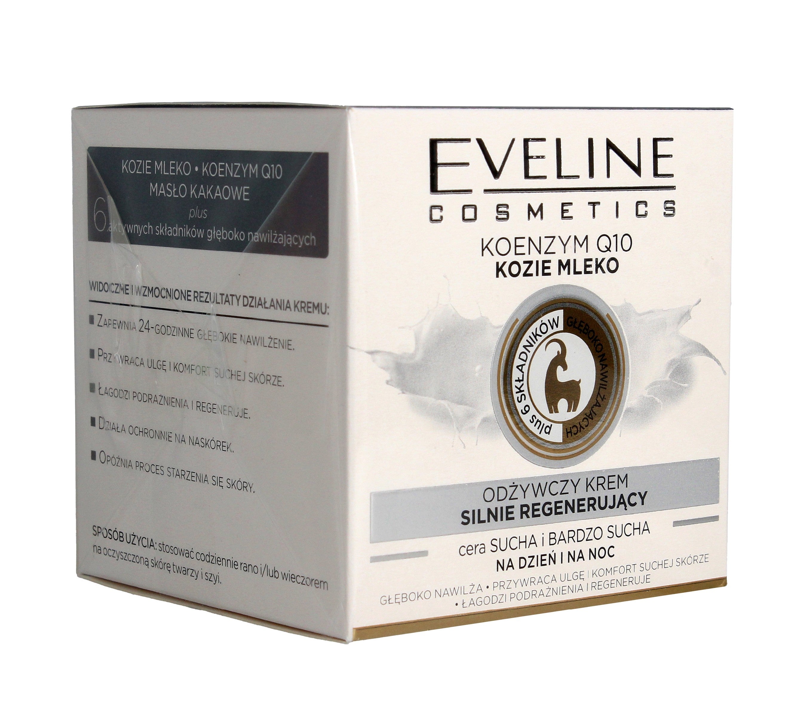 EVELINE Nourishing Cream Strongly Regenerating Coenzyme Q10 & Goat Milk 50ml | Vaistine1.lt