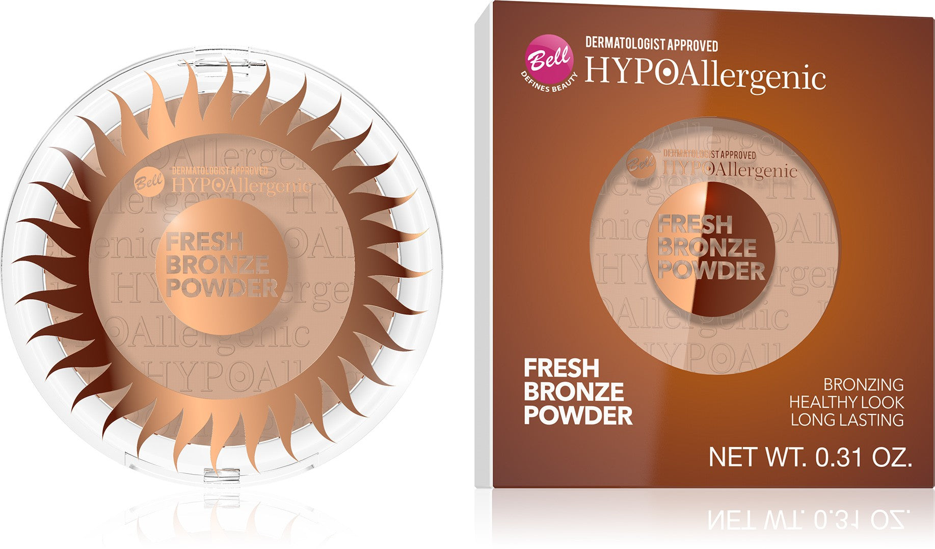 Bell Hypoallergenic Bronzing Powder Fresh Bronze No. 01 1pc | Vaistine1.lt