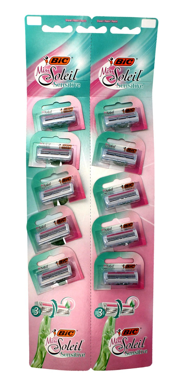 Bic Shaving Razor Miss Soleil Sensitive 1op.-10pcs | Vaistine1.lt