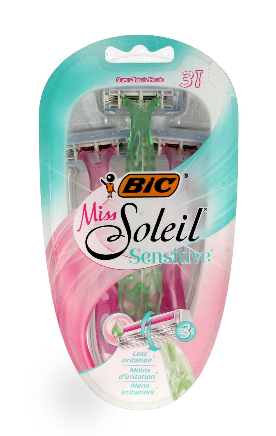 Bic Miss Soleil 3 Sensitive Shaver 1 pack - 3 pieces | Vaistine1.lt