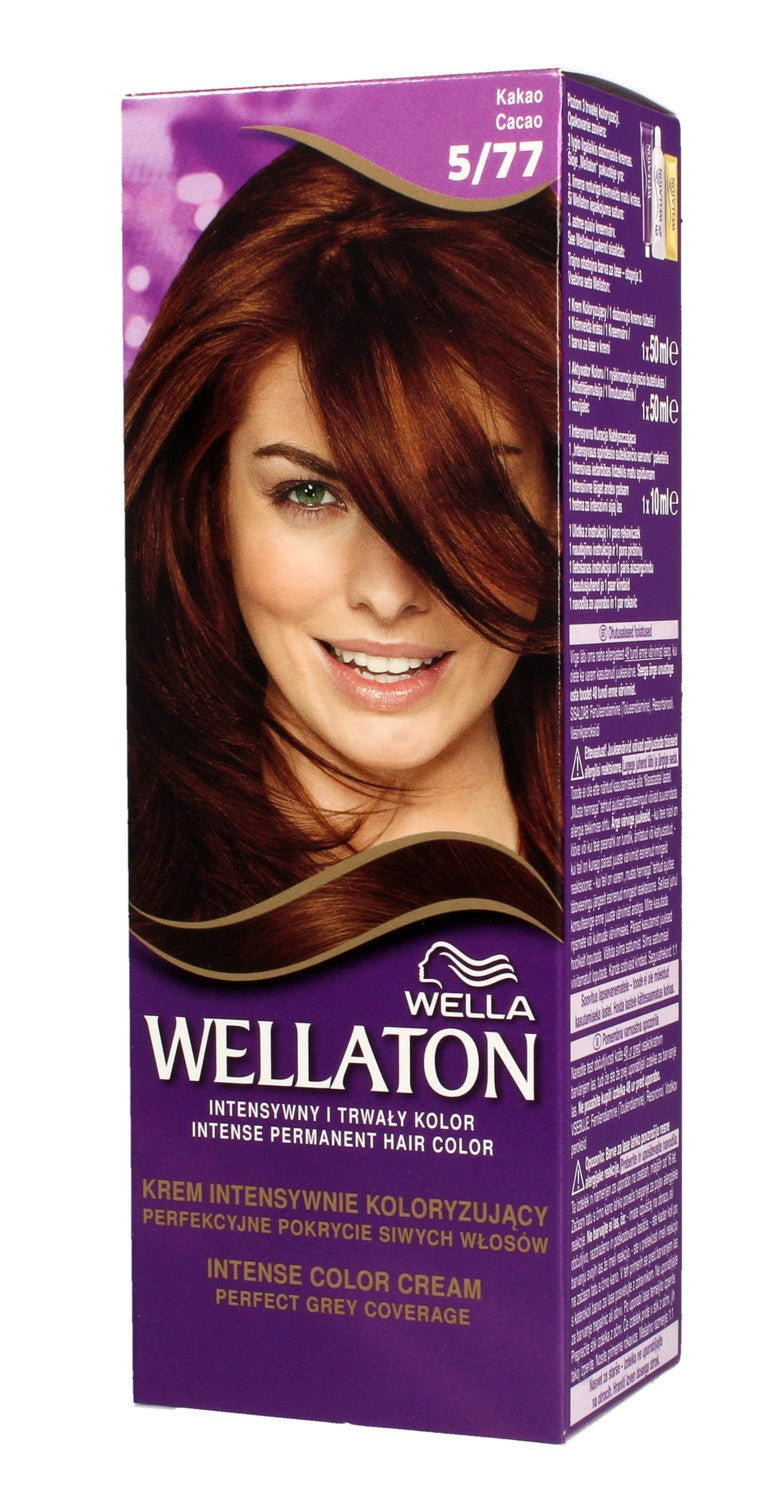 Wella Wellaton Intense Coloring Cream No. 5/77 Cocoa 1pc. | Vaistine1.lt