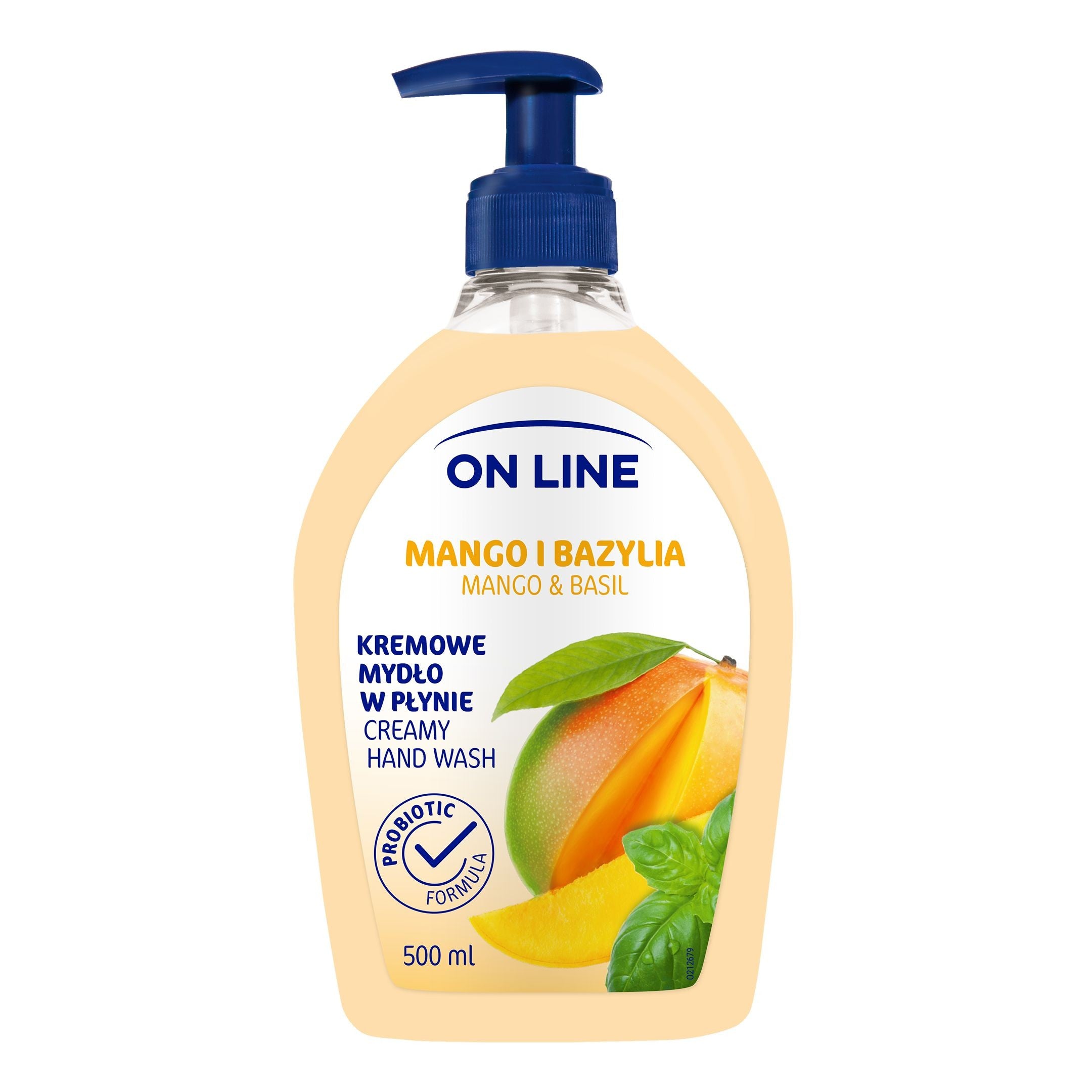 Kremas muilas dozatoriuje Mango ir Bazilikas 500ml | Vaistine1.lt