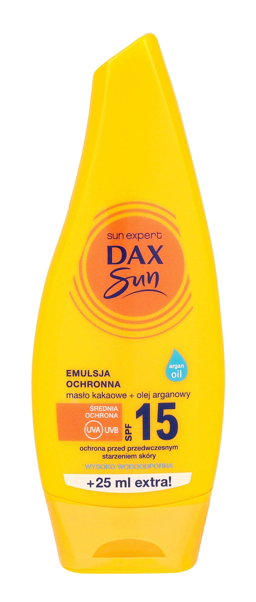 Dax Sun Protective Emulsion for Tanning SPF 15 with Cocoa Butter and Argan Oil 175ml | Vaistine1.lt